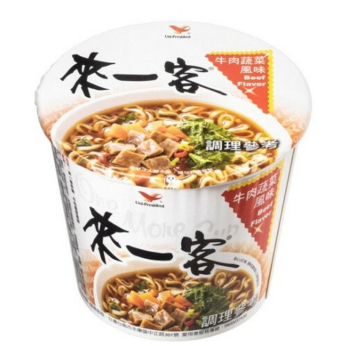 統一來一客杯麵牛肉蔬菜風味65g*3入【愛買】