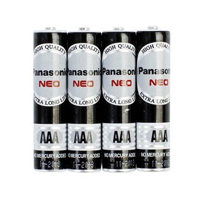 國際牌 Panasonic 4號 AAA 電池 碳鋅電池 黑色 4入 /組