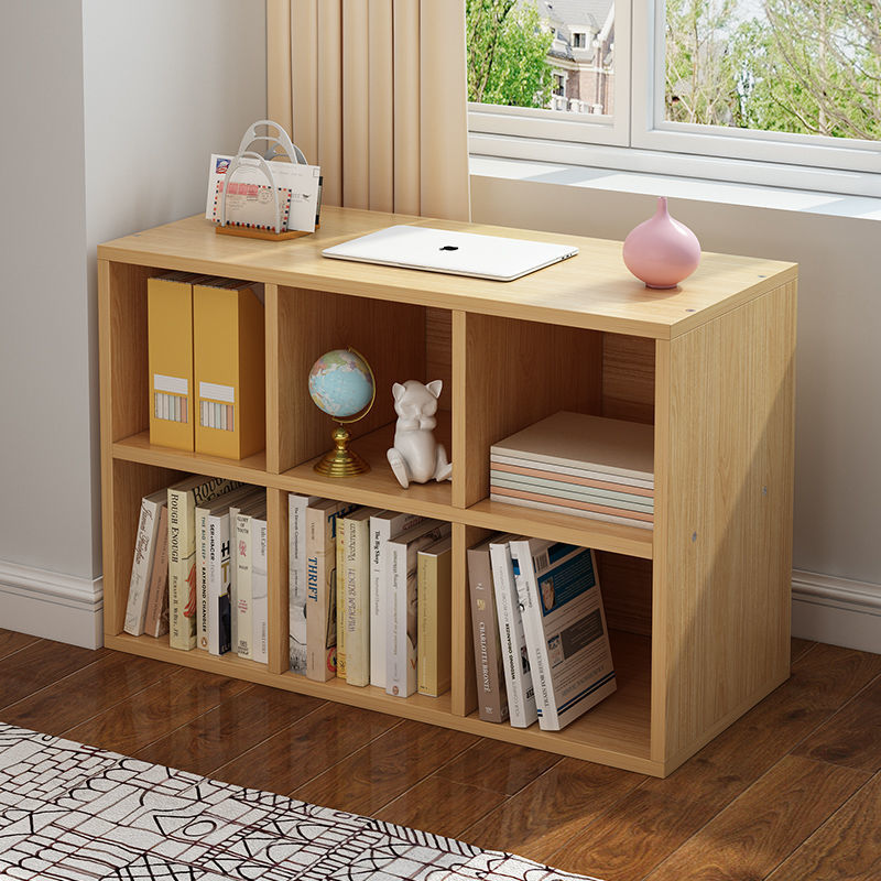 書櫃書架實用八格木質儲物櫃簡約現代兒童書架自由組合收納置物櫃