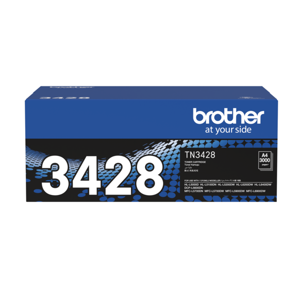 BROTHER TN-3428原廠黑色碳粉匣 適用:HL-L5100DN/MFC-L5700DN/L5900DW