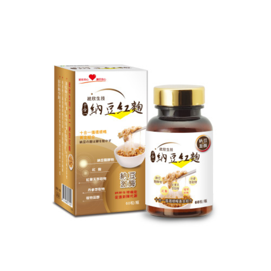 統欣生技 納豆紅麴 60粒/瓶【buyme】