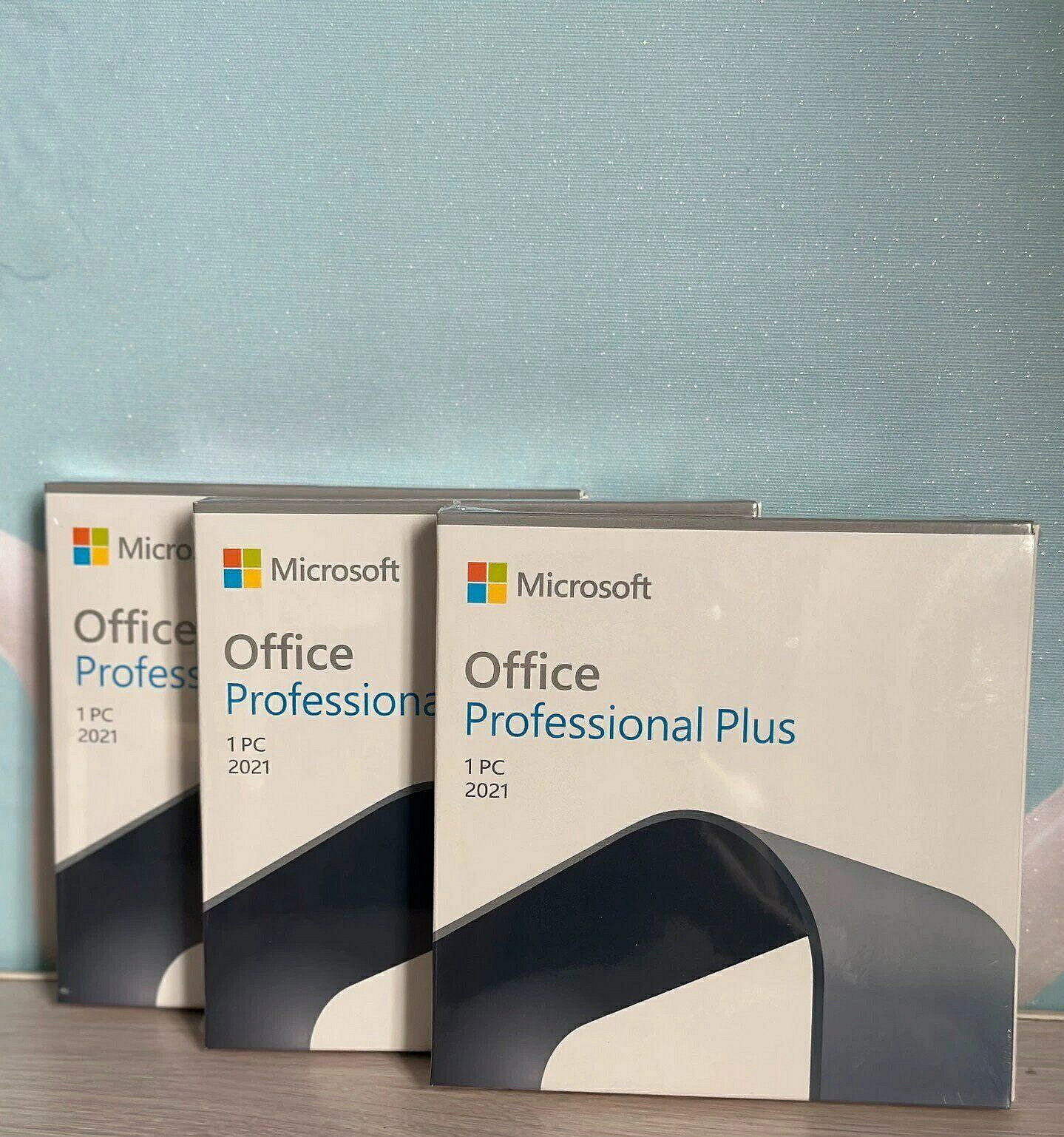 正版 Office 2021 Pro Plus 專業增強版 中英文繁體多國語言 官網下載啟用 一機一【微軟批發零售】