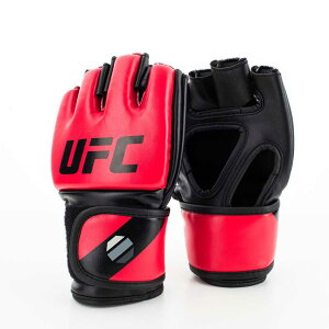 UFC-MMA 格鬥/散打/搏擊訓練拳套-5oz-紅-S/M