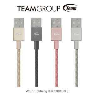 Team WC01 Lightning 傳輸充電線(MFi) USB 充電線 數據線 傳輸線 充電 Apple 原廠認證