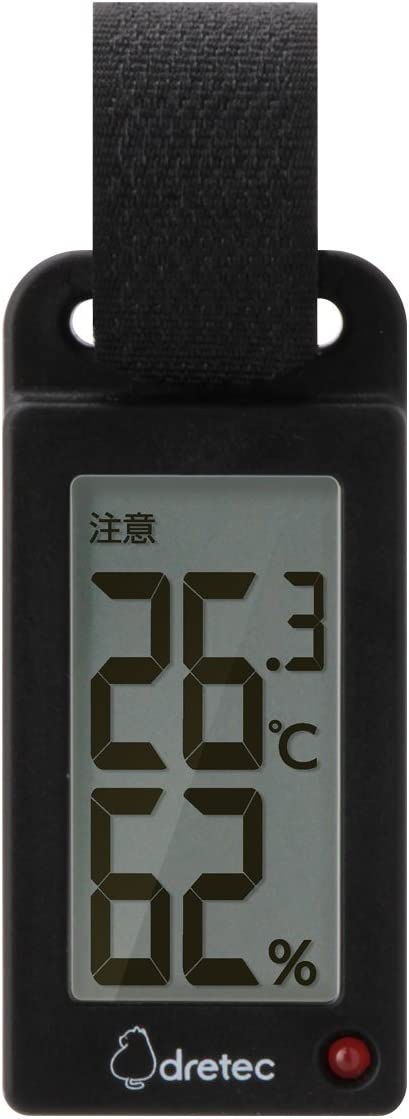 日本 dretec 攜帶型溫濕度計 O-289 溫度計 濕度計 戶外 外出 中暑 隨時掌握溫度【小福部屋】 6