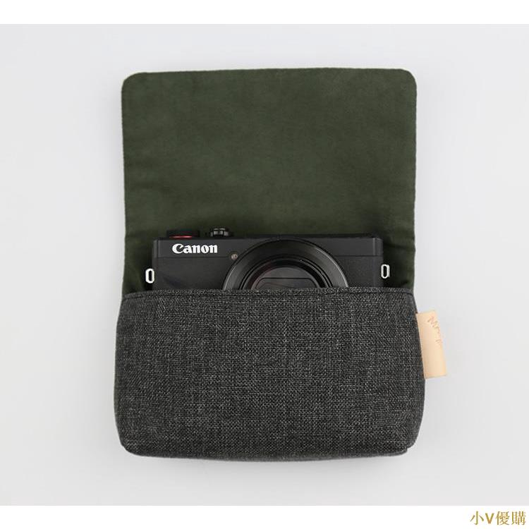 小V優購數位相機包適用於G7X3布袋索尼RX100ZV1內袋理光GR3GR2包