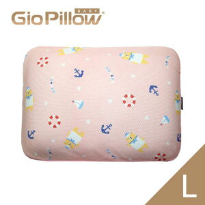 韓國GIO Pillow 超透氣防螨兒童枕頭L號-水手熊粉★衛立兒生活館★