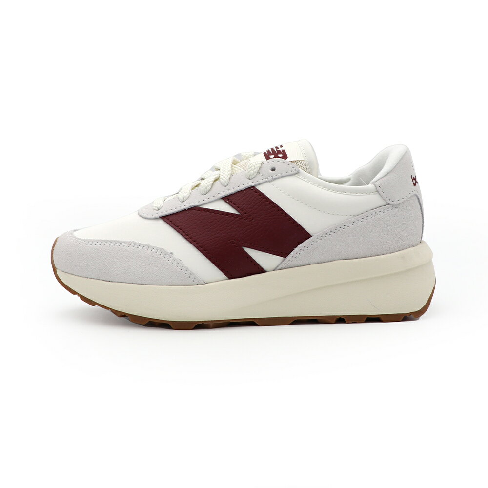 【全館滿額折】 New Balance 370 白酒紅 休閒 皮革 復古 慢跑 運動鞋 男女款 B6241【新竹皇家U370CB】
