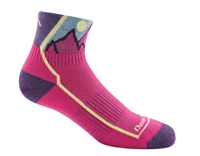 ├登山樂┤美國 Darn Tough 小朋友登山健行羊毛襪-粉紅 1/4 Sock light cushion # DT3016-PINK