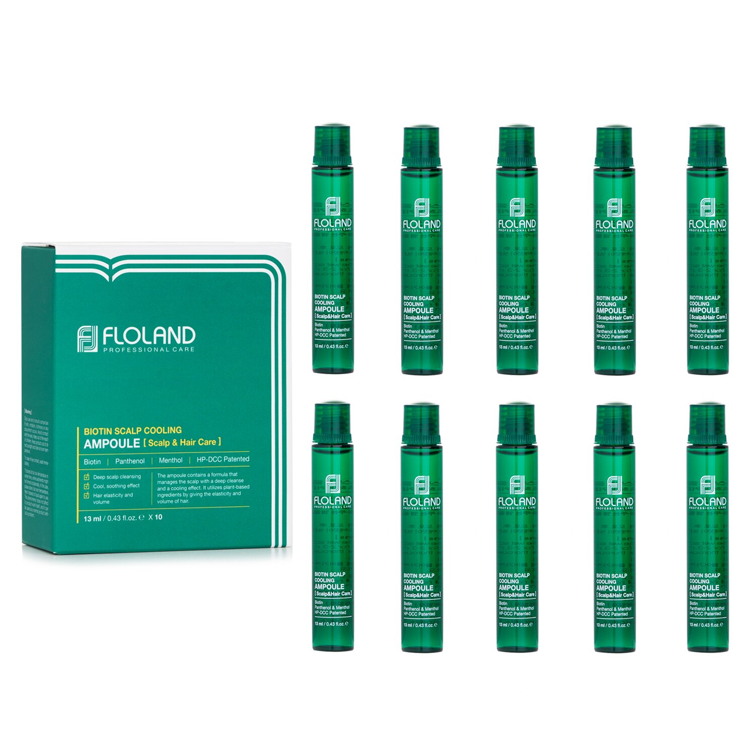 Floland - Biotin 清新頭皮安瓶 (提供頭皮、頭髮護理)
