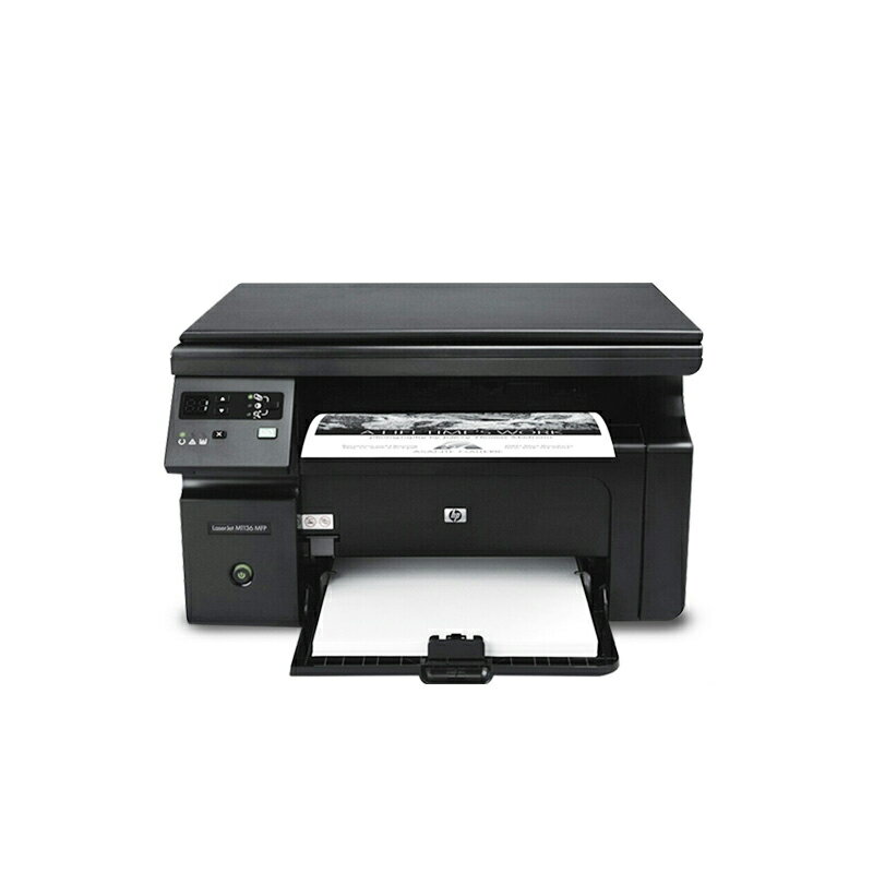 二手惠普HP M1005 M1136 HP126a無線黑白激光打印復印一體機家用