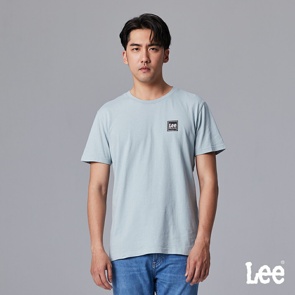 Lee 男款 左胸方框小LOGO 短袖T恤 | Modern