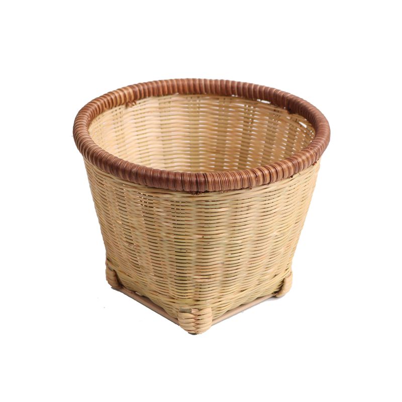 包郵竹編小籮筐家用純手工竹編筐籃小家居桌面擺件零食雜物收納筐 4