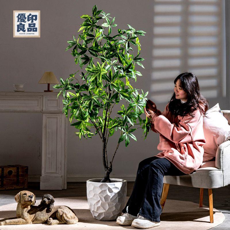 免運 工廠現貨 模擬樹 模擬綠植 仿真植物 裝飾假樹 模擬綠植發財樹客廳裝飾盆栽大型仿生樹假花落地植物擺設塑膠盆栽免運 工廠現貨 模擬樹 模擬綠植 仿真植物 裝飾假樹免運/可開發票 工廠直銷 特價出 y5418