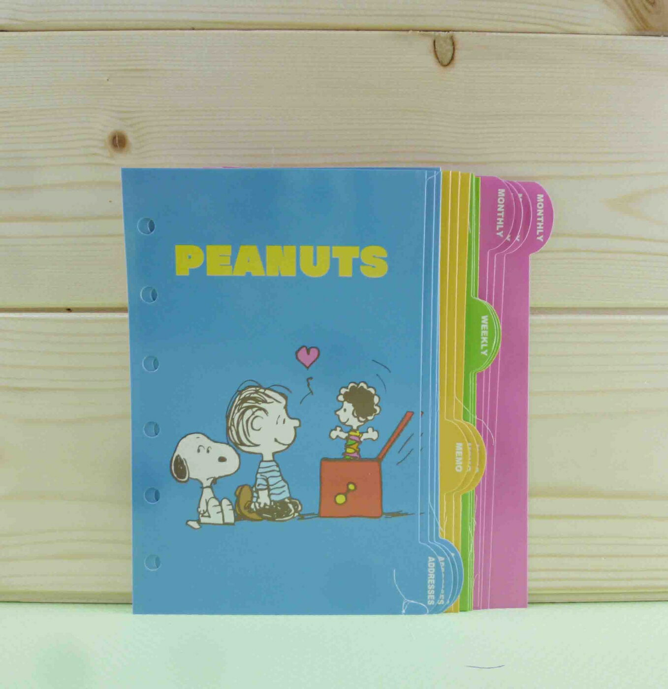 【震撼精品百貨】史奴比Peanuts Snoopy 貼紙本夾板-藍魔術 震撼日式精品百貨