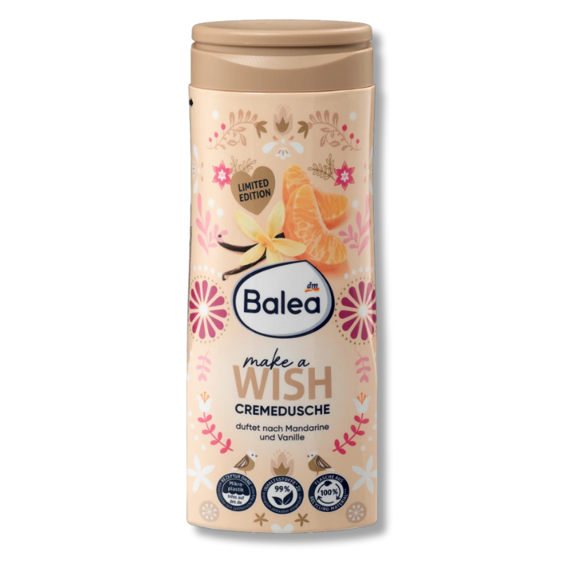 德國 DM Balea 柑橘香草沐浴露 300ml 柑橘 香草 沐浴 洗澡 清潔 附發票【心心哈德】現貨 全館499超取免運｜全場下殺★滿額再享折扣