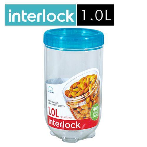 LocknLock樂扣樂扣 INTERLOCK魔法堆疊轉轉罐1.0L【愛買】