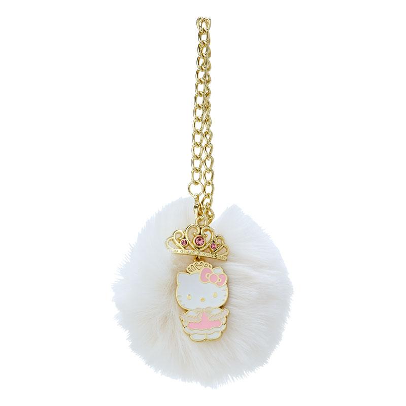 真愛日本 凱蒂貓 kitty 皇冠 毛球造型 造型掛飾 包包掛飾 掛鍊 飾品 吊飾 鑰匙圈 ID115