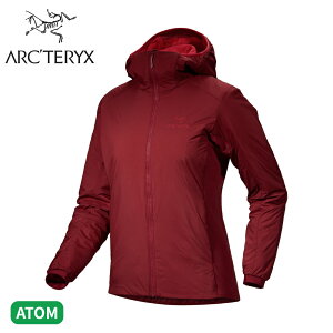 【ARC'TERYX 始祖鳥 女 Atom 化纖外套《波爾多紅》】X000006780/保暖外套/連帽外套