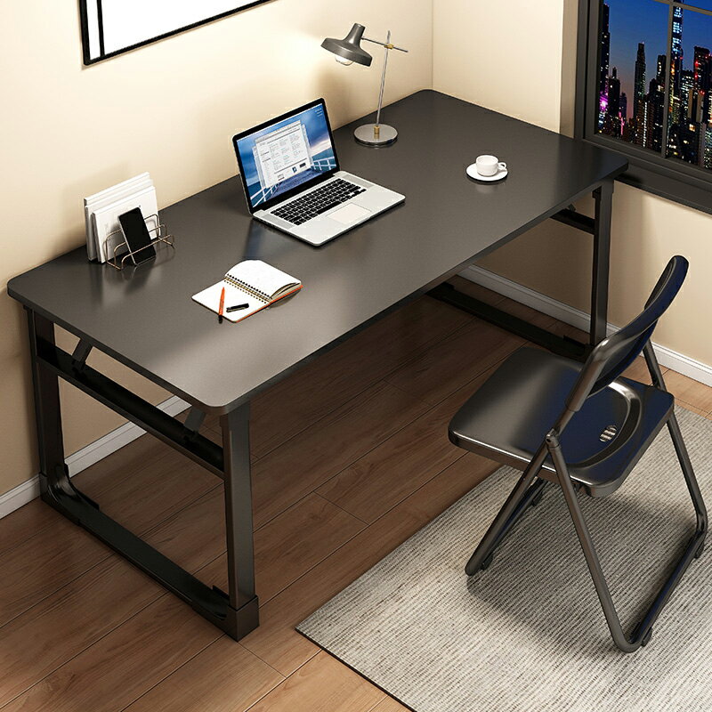 電腦桌 ● 可折疊桌子 家用 電腦桌簡約現代臥室小戶型學習桌簡易書桌寫字桌子