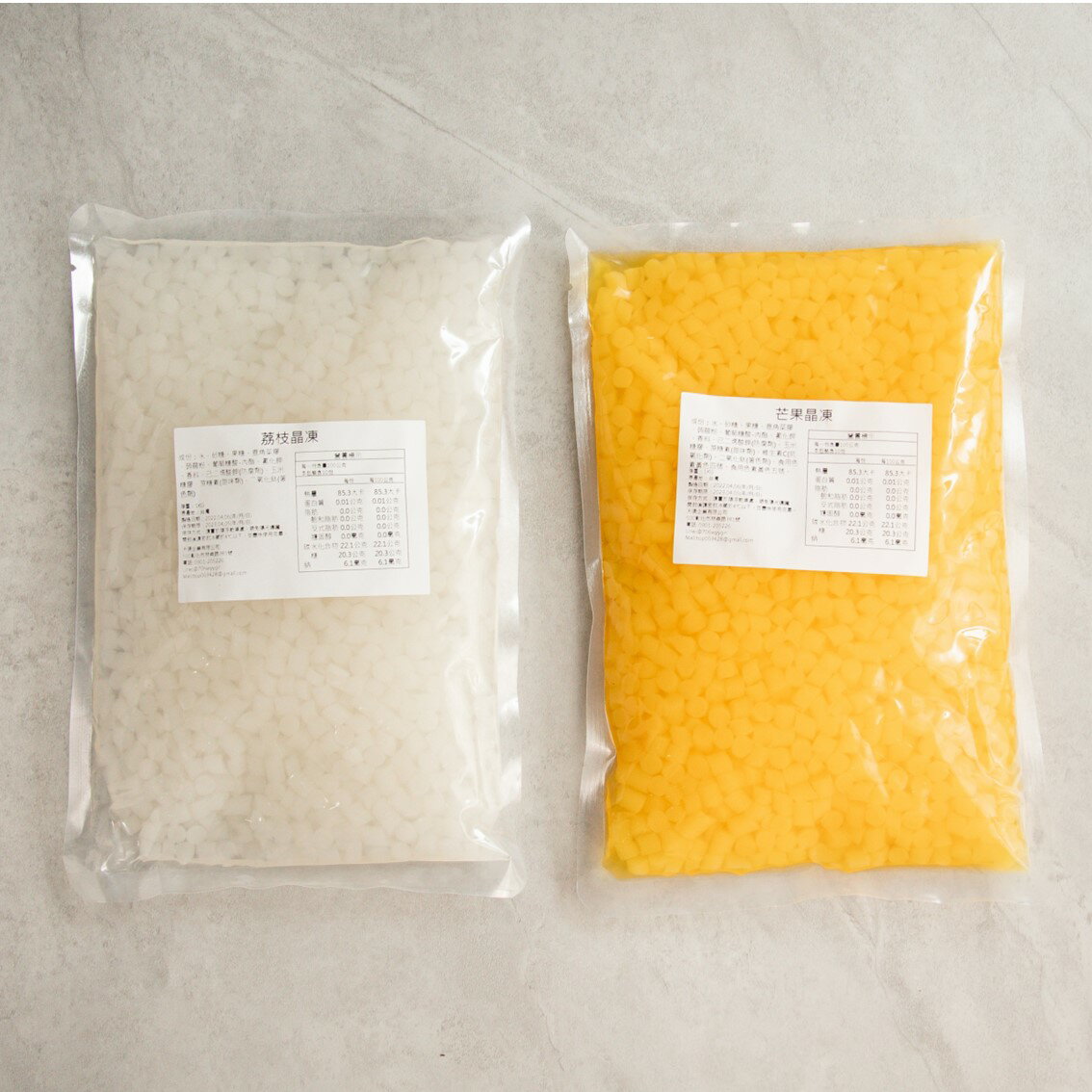 [有發票] 1KG 無防腐劑 椰果 原味粉粿 黑糖粉粿 原味寒天晶球 蒟蒻晶球 開袋即食 健康 1Kg 7
