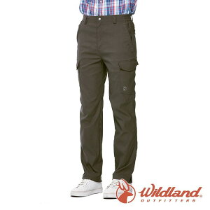 【wildland 荒野】男 彈性抗UV貼袋機能長褲『摩卡色』0A91326