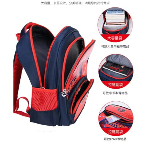 國小書包 雙肩書包 蜘蛛俠/蝙蝠俠/繽紛小馬/可愛恐龍 兒童書包3D高品質護脊護背 國小2-6年級 2