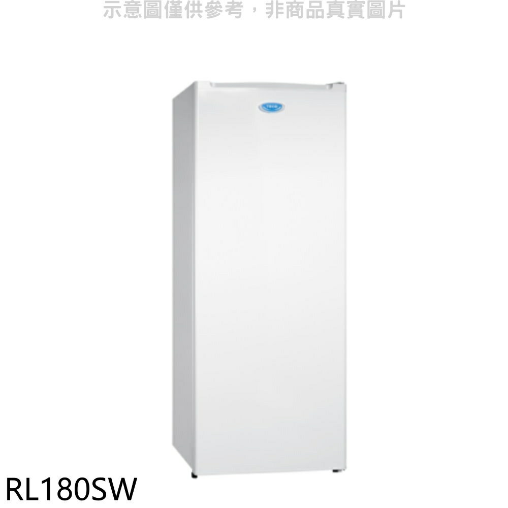 送樂點1%等同99折★東元【RL180SW】180公升單門直立式冷凍櫃