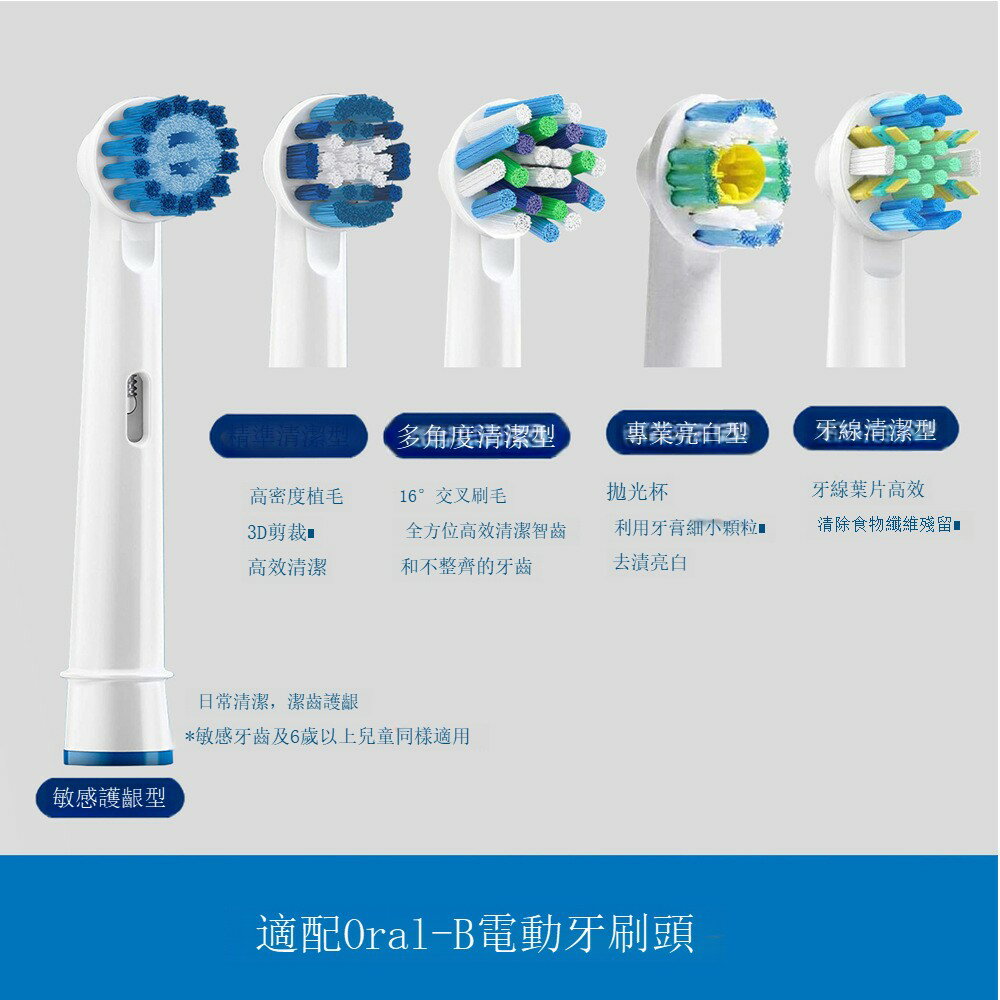 適用於歐樂B 歐樂比 電動牙刷頭 博朗 Oral B 替換刷頭 通用型 極密刷毛 360度清潔 口腔護理 深度清潔 D12 D16 3757 3709 P2000