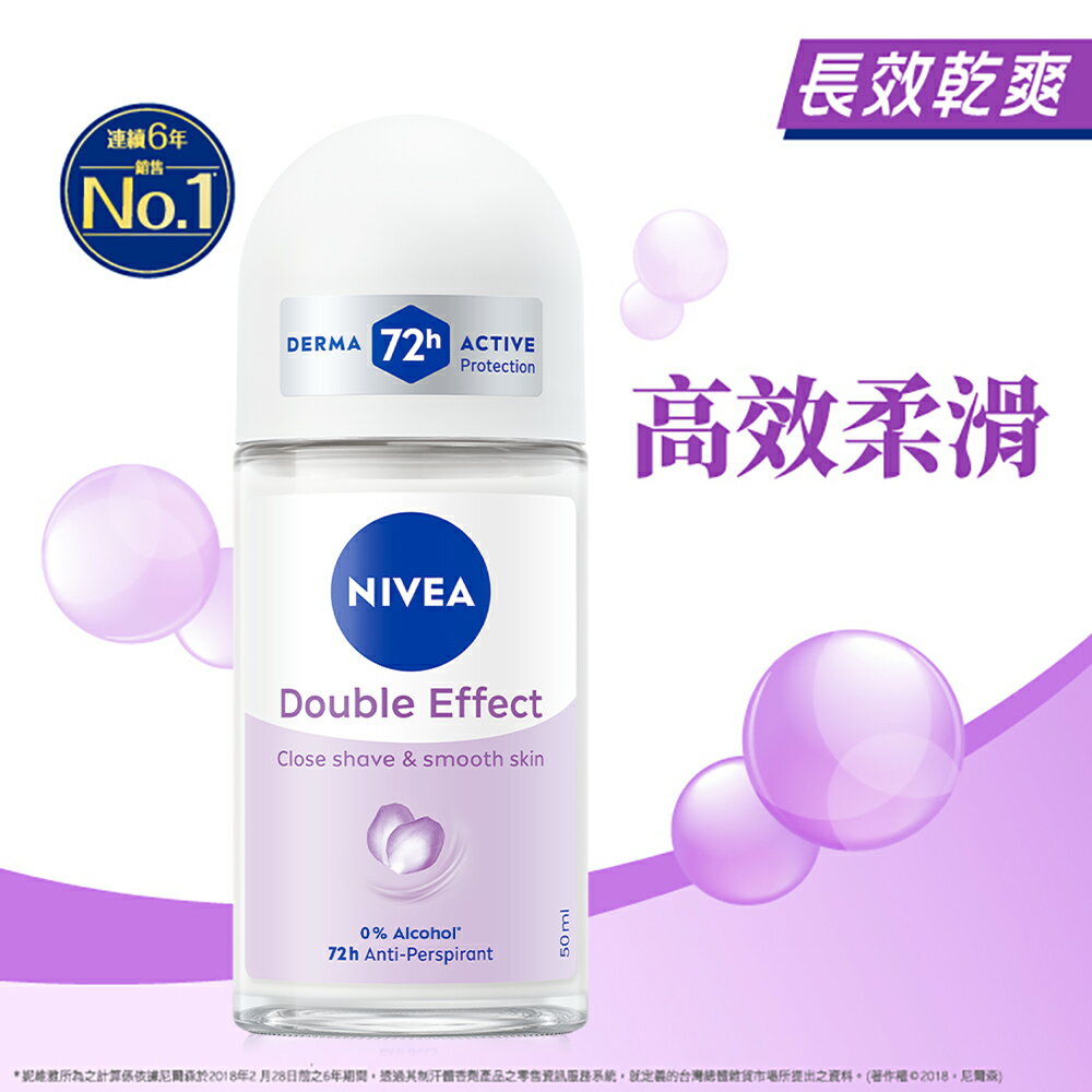 妮維雅止汗爽身乳液-高效柔滑50ml/罐【居家生活便利購】