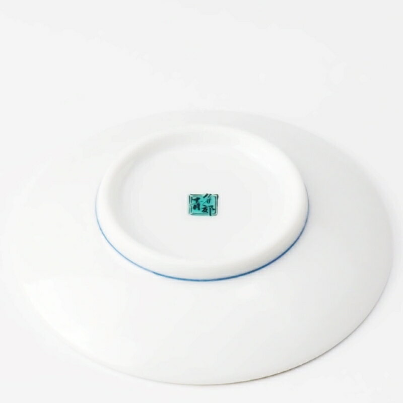 日本製 九谷燒 緣起豆皿-寶藏多多 9.5cm 青郊窯 小皿 點心盤 飾盤 禮物＊夏日微風＊ 3