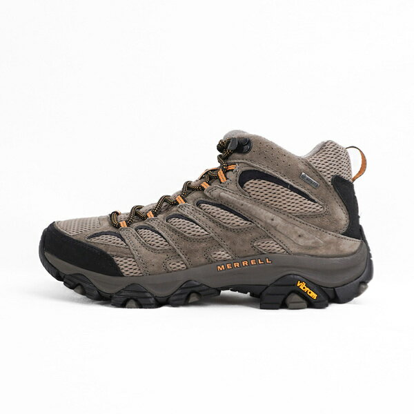 Merrell Moab 3 Mid GTX [ML035793] 男 越野鞋 戶外 登山 防水 支撐 中高筒 岩灰色