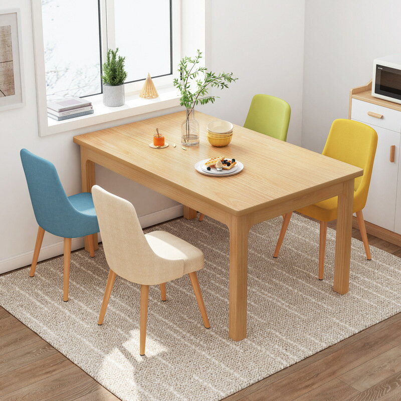 椅子 餐桌 正方形餐桌現代簡約簡易小戶型餐桌椅組合出租房吃飯桌子家用