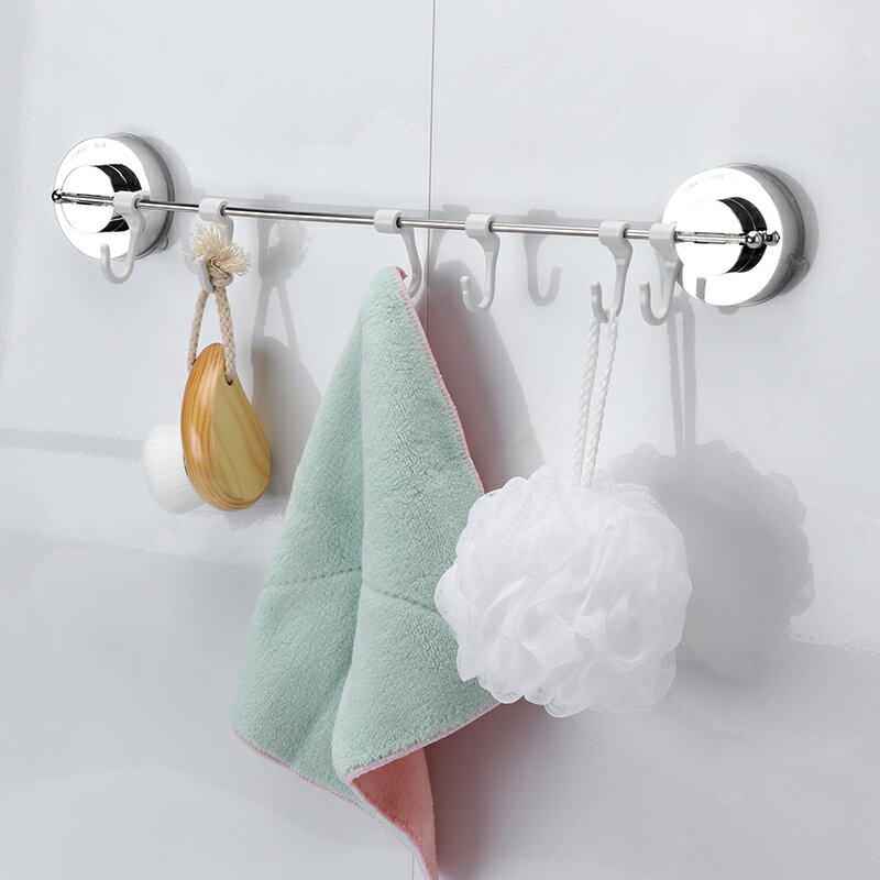 廚房掛鉤免打孔壁掛置物架鉤子墻壁掛鉤架排鉤粘鉤廚具用品掛架 1