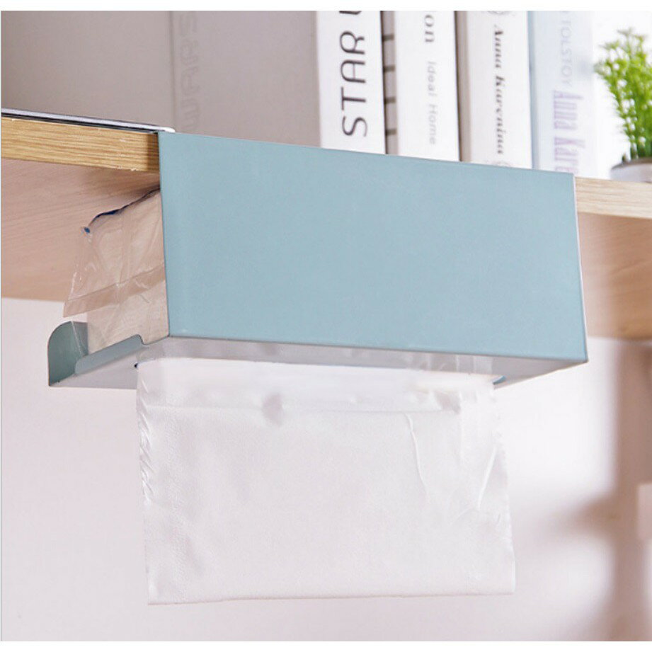 【掛式紙巾架】櫥櫃廚房紙巾架 無痕掛式衛生紙架 掛式衛生紙架 廚房紙巾架 抽紙架 免打孔衛生紙盒 收納架 2