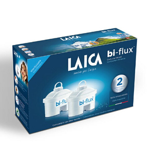 【萊卡LAICA】雙流高效濾芯F2M (二入裝)【台灣公司貨， Brita 濾水壼亦可使用】