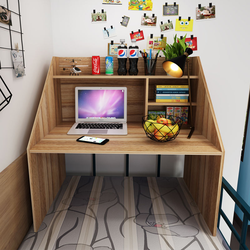 簡易大學生宿舍桌子懶人床上筆記本電腦桌創意書桌寢室簡約組裝桌