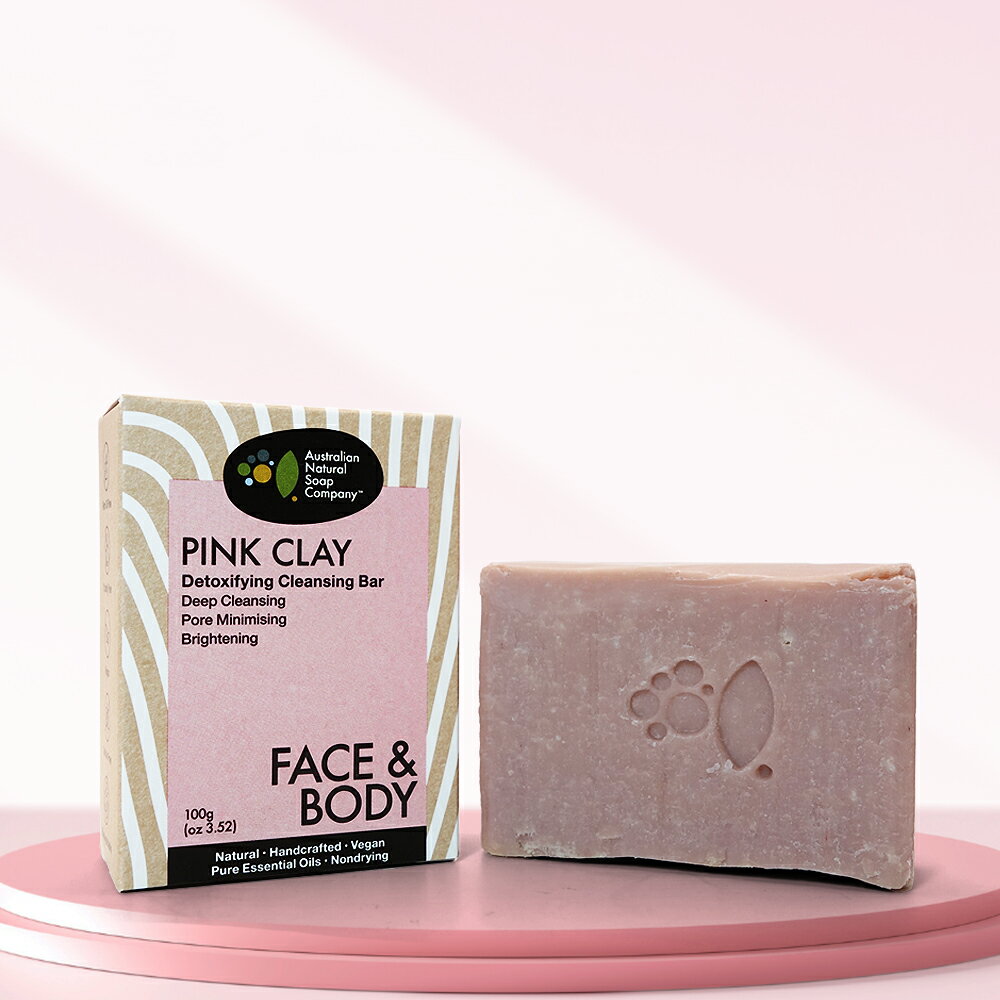 粉紅礦泥潔膚皂 –【Australian Natural Soap Company】天然植萃手工皂