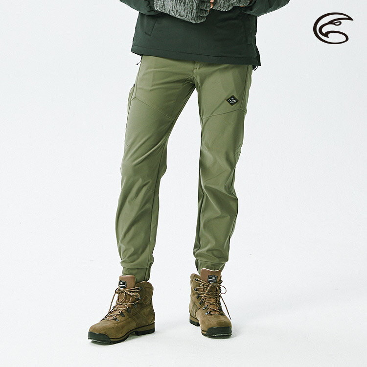 ADISI 男SORONA撥水耐磨輕抗風縮口機能長褲AP2121020 (S-2XL) / 束口褲 縮口褲 環保紗 防潑水 四面彈 耐磨 快乾 登山健行 2