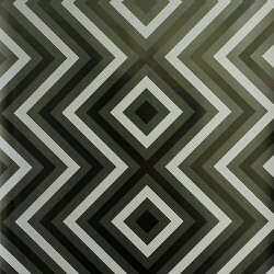 Flavor Paper ZIGGY DIAMOND / Noir On Black 壁紙 (訂貨單位68.58cm×13.7m/卷)