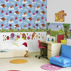 壁紙 英國 Graham & Brown / Moshi Mash Up Border 90-045 牆紙 (訂貨單位16cm×5m/卷)