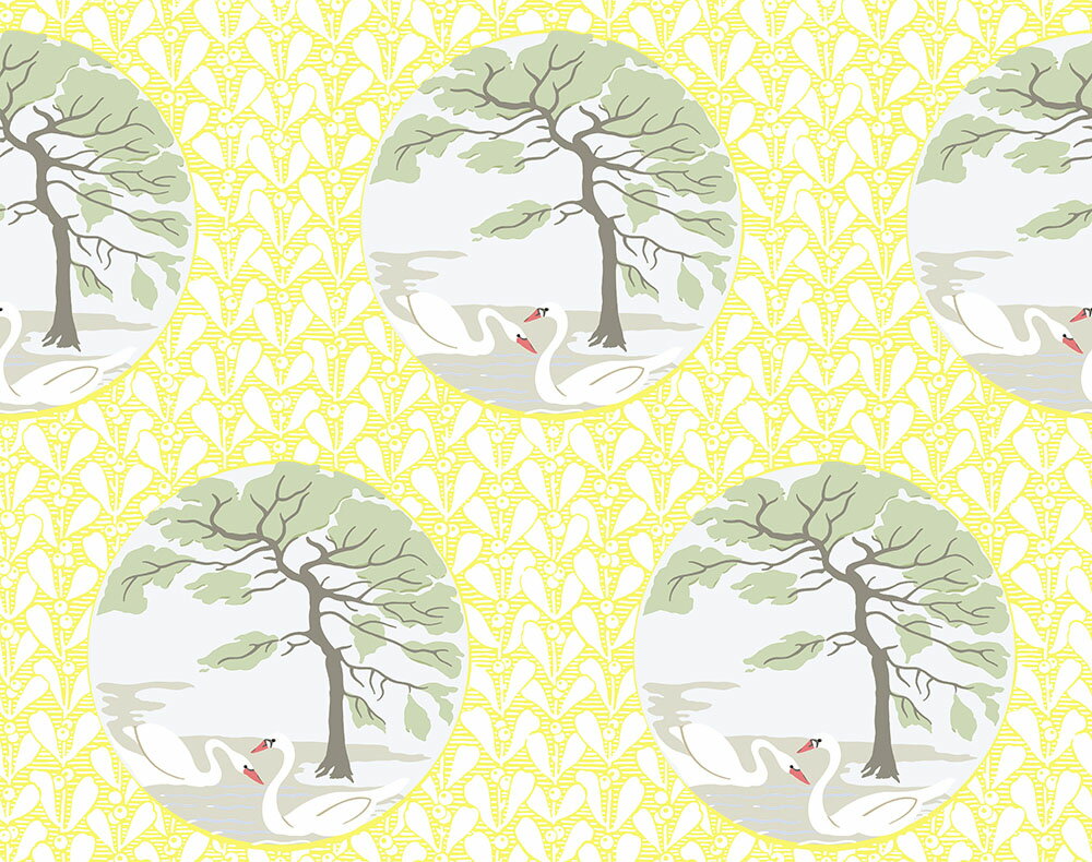 Sidore Leroy 法國壁紙植物花紋天鵝 壁紙屋本舖 Rakuten樂天市場