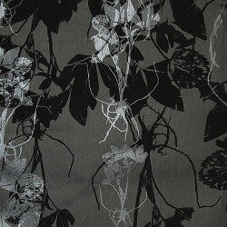 Jill Malek / Sleeping Briar Rose noir 壁紙 (訂貨單位68.5cm×460cm/卷)