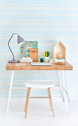 Majvillan / Tomoko Turquoise / 112-02 壁紙 (訂貨單位53cm x 10m/卷)