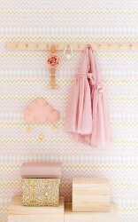 Majvillan / Tomoko Pink / 112-03 壁紙 (訂貨單位53cm x 10m/卷)