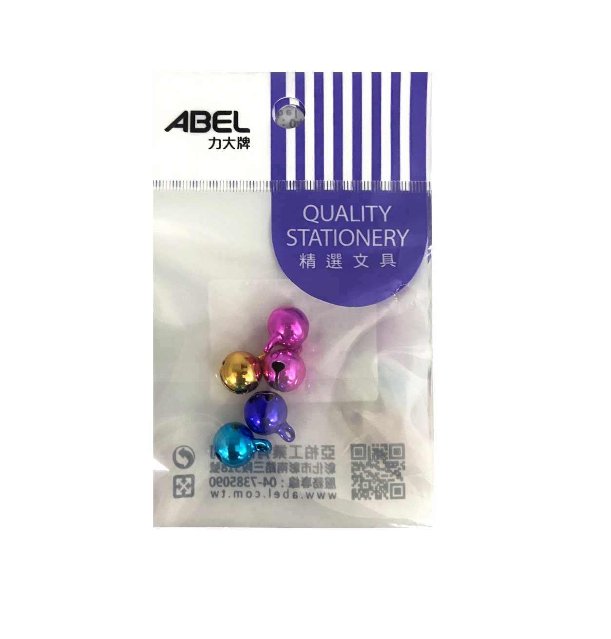 ABEL 力大 67046 10mm吉祥銅鈴 (袋裝) 5入