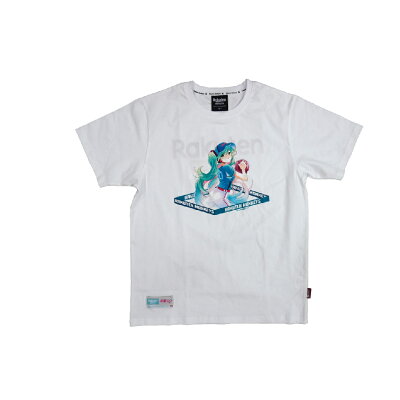 Rakuten MonkeysX初音未來 短T-白