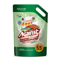 ★超值2入組★快潔適抗菌防蹣洗衣精補充包2000ml【愛買】