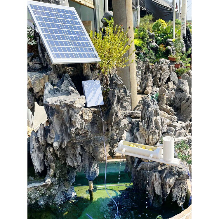 太陽能魚缸迴圈水泵抽水泵魚池過濾器小型噴泉流水擺件水循環系統