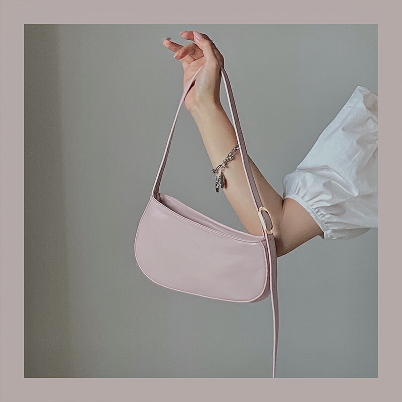 手提包 手拎OL腋下包百搭時尚單肩女包 1